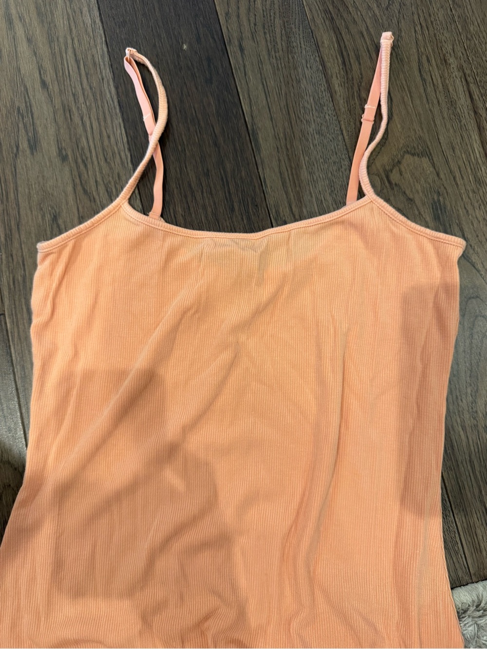 SKIMS Peach Spaghetti-Strap Bodycon Maxi Dress - Picture 4 of 5